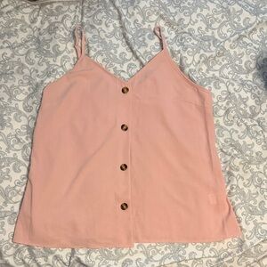 Elegant Blush Button-Down Camisole